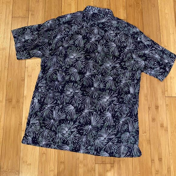 Batik Genuine GEK Mens Size Extra Large 17-17.5 Button Up Hawaiian Camp Shirt - Picture 5 of 5